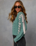 Maleena Braided Ribbon Sweater