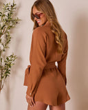 Prairie Moon Waist Tie Romper