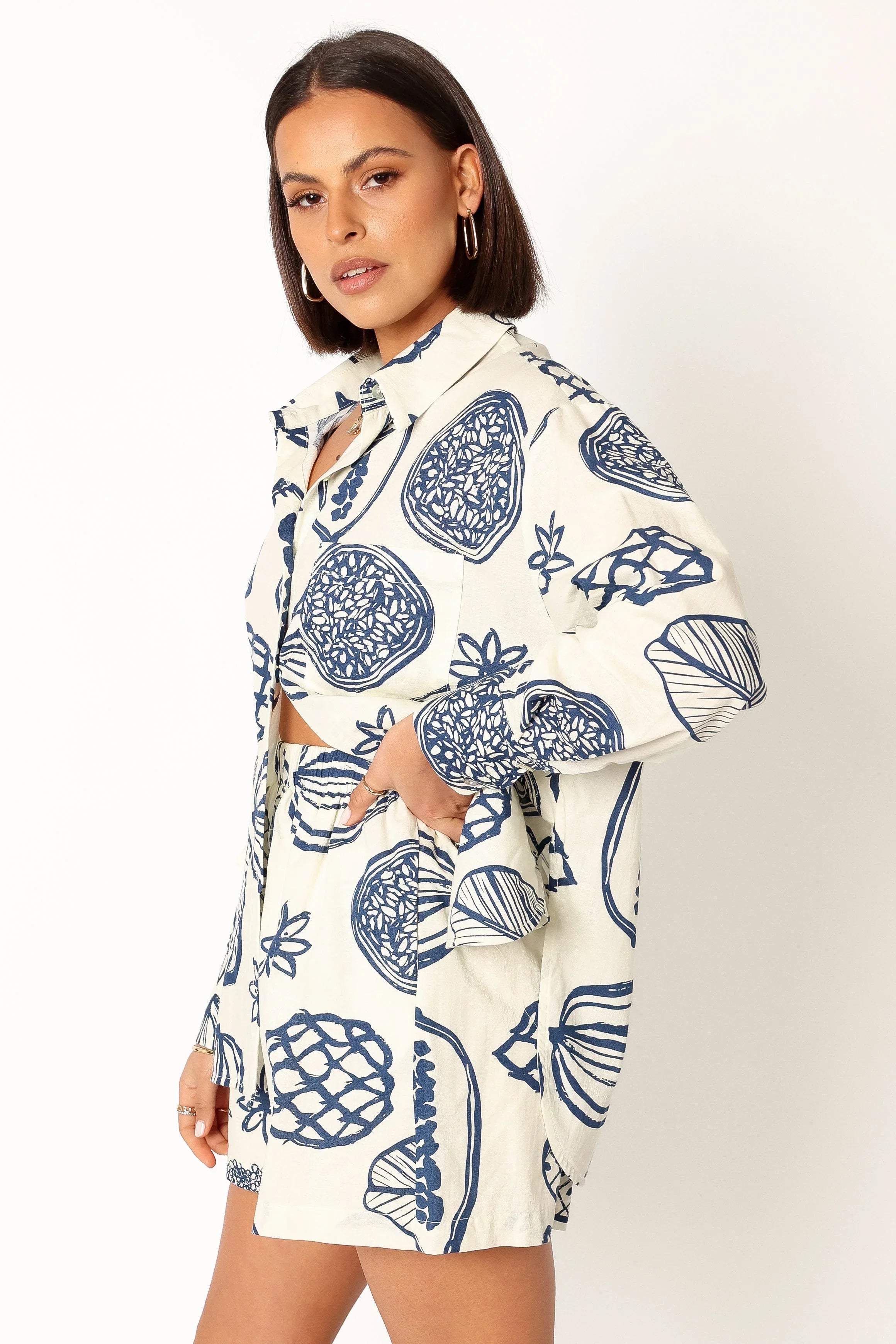 Bonnie Two Piece Set Navy