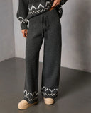 Sleighbell Snow Fair Isle Knit Pant