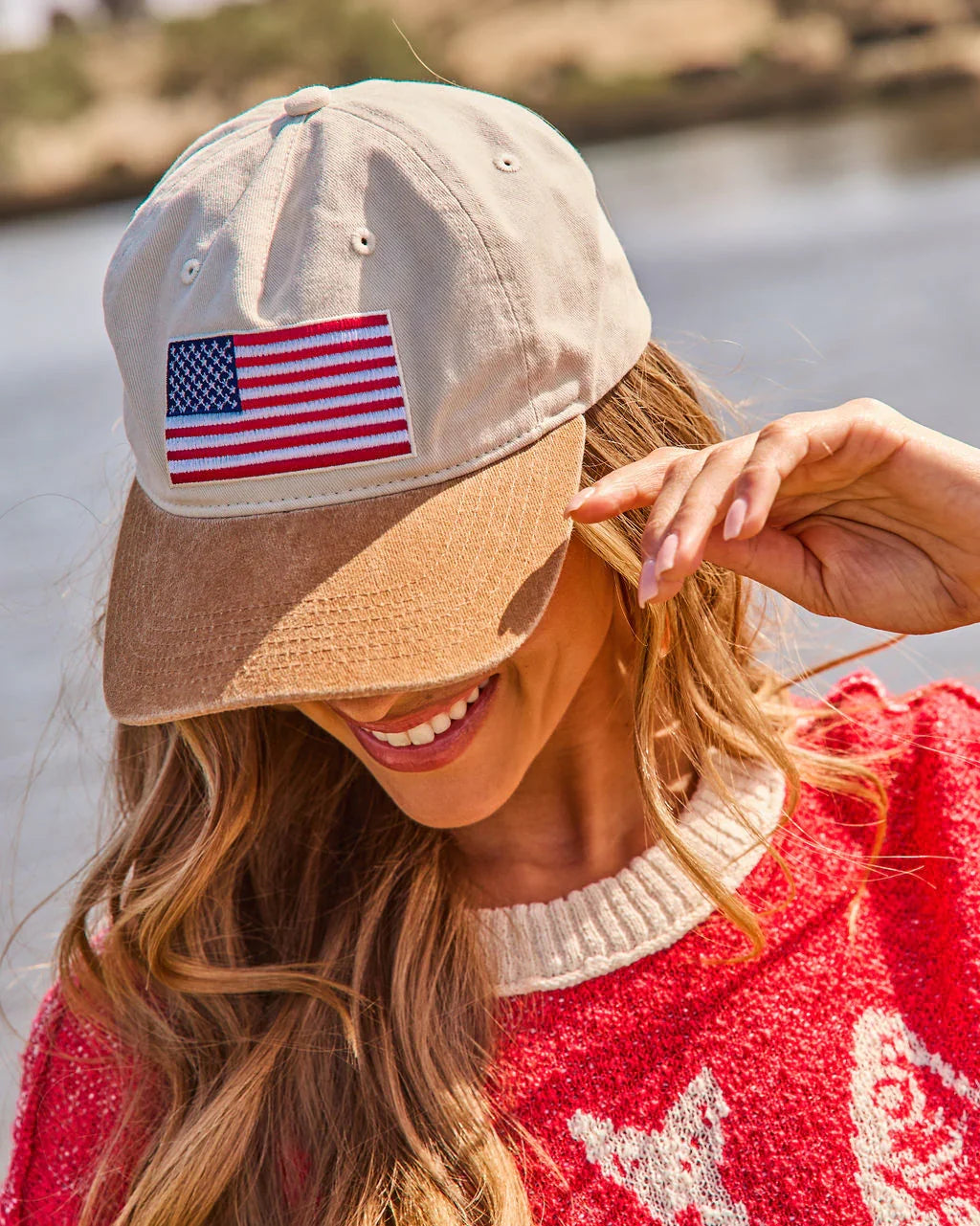 Freedom Belle American Flag Trucker Hat