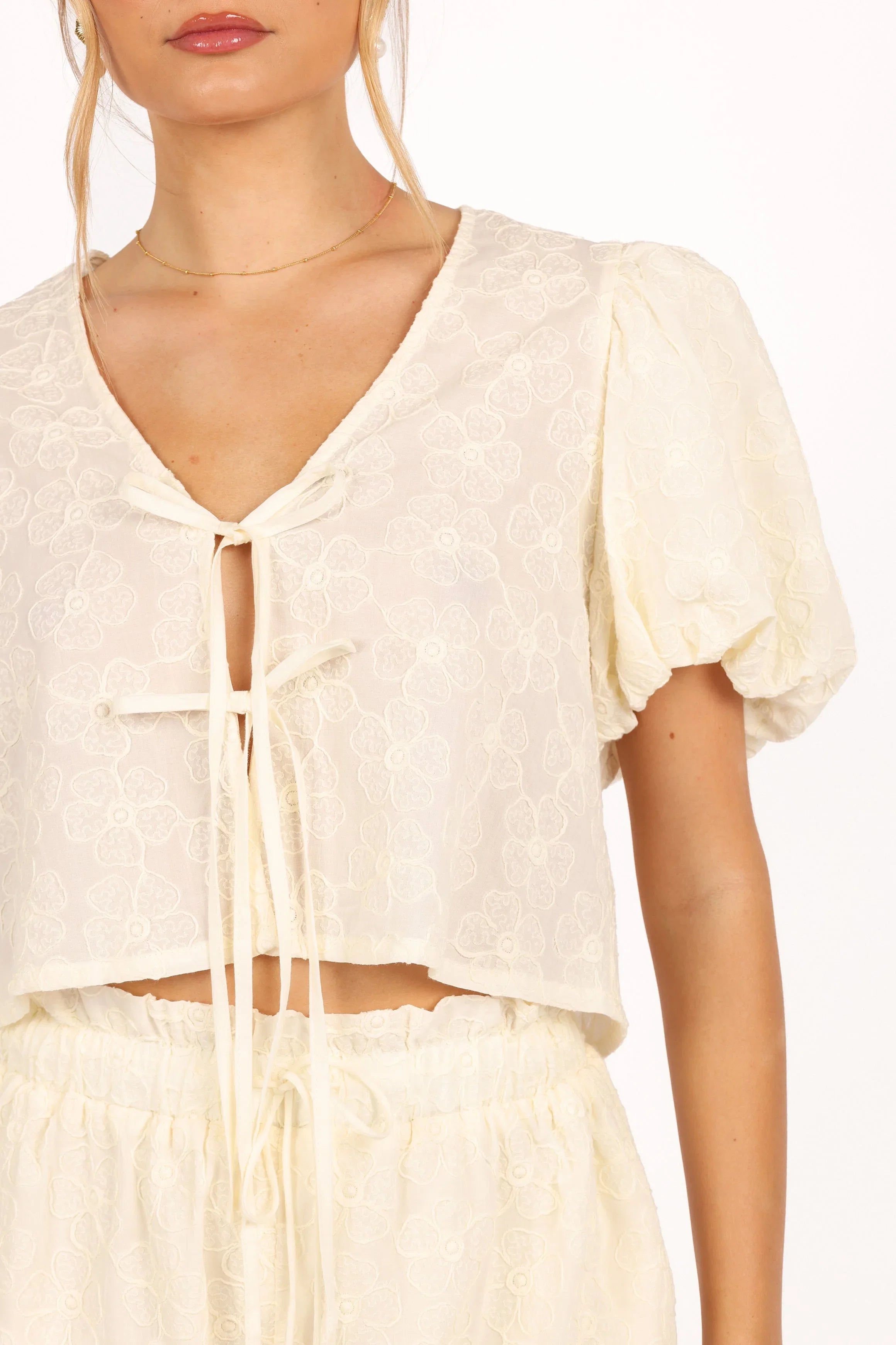 Hanna Short Set Cream