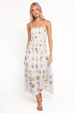 Brooks Maxi Dress White Floral