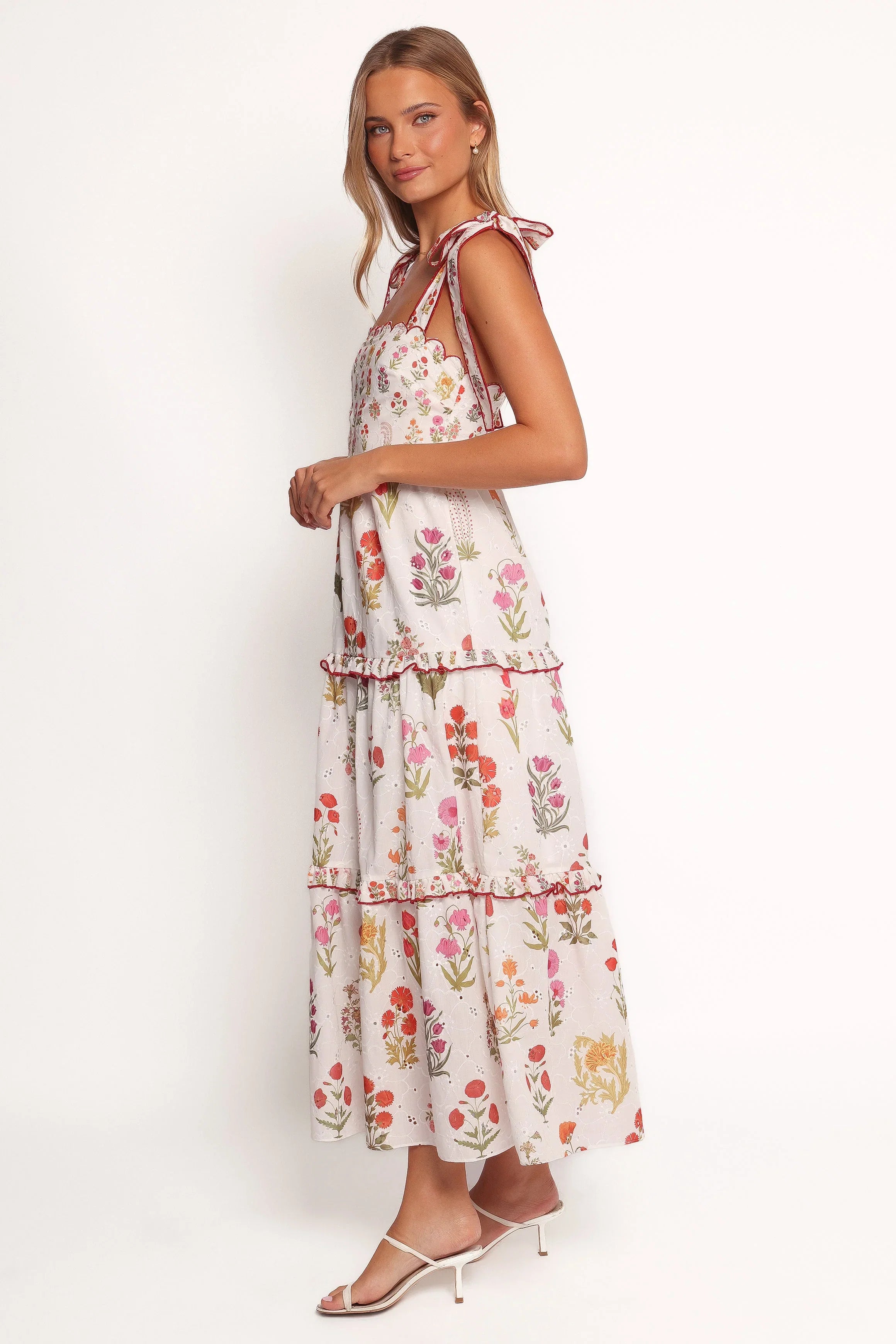Aurelia Maxi Dress White Floral