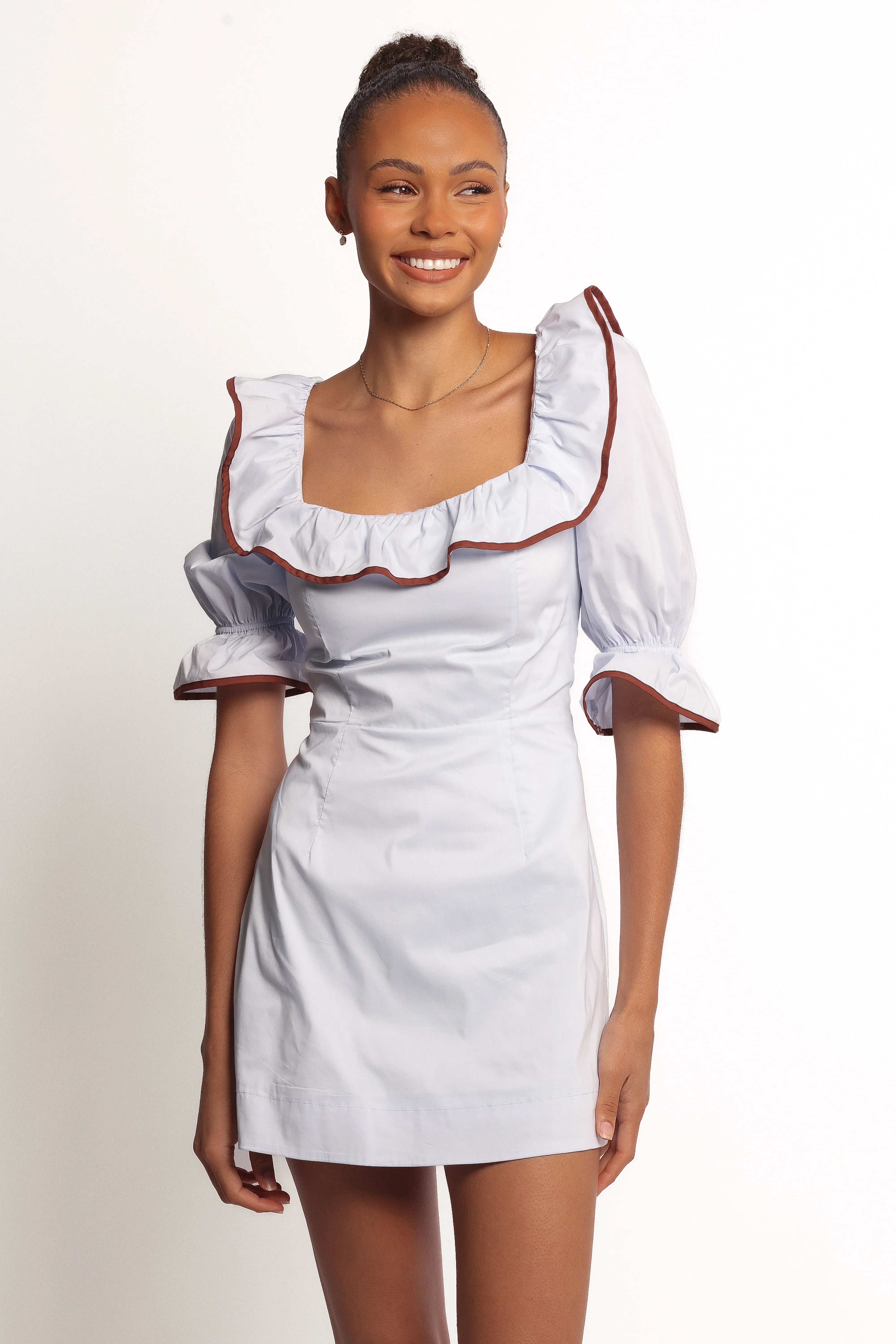 Marilla Mini Dress Pale Blue