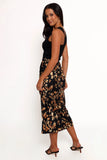 Kenna Satin Midi Skirt Midnight Glow