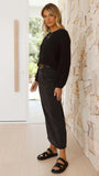 Carmel Knit Black