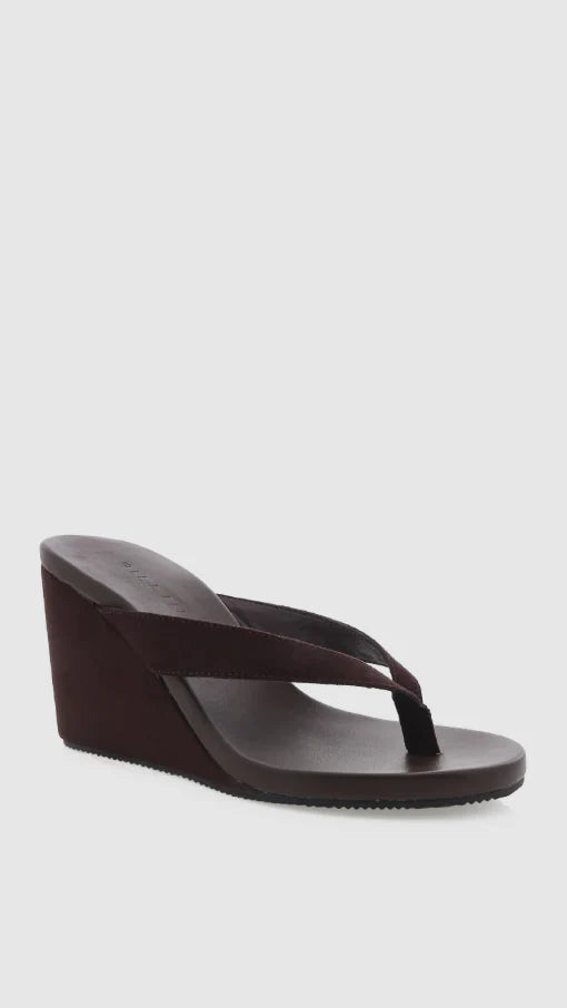 Ravyn Heel Dark Cacao Suede
