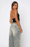 When Im With You Halter Top Black