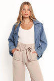Westwood Waist Tie Denim Jacket Denim