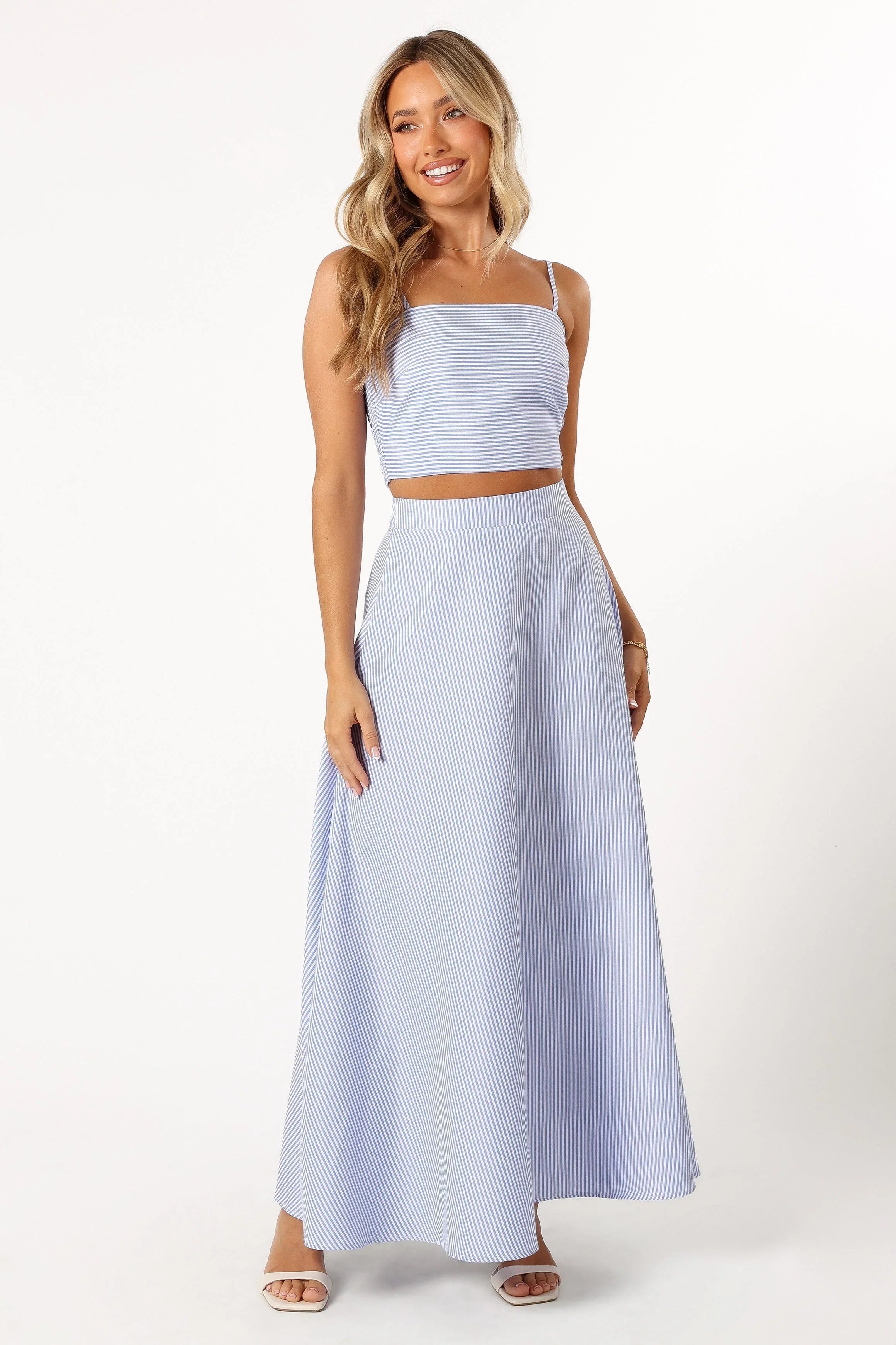 Lala Two Piece Set Blue Stripe