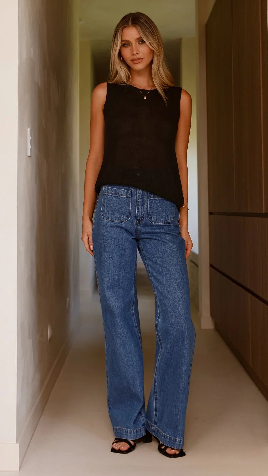 Fareeda Top Black