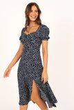 Franklin Dress Navy Print