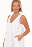 Laurita Maxi Dress White Floral