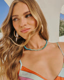 Mediterranean Glow Beaded Necklace