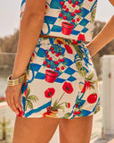 Fruit Stand Summer Novelty Print Shorts