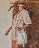 Viral Daydream Fringe Bucket Crossbody Bag