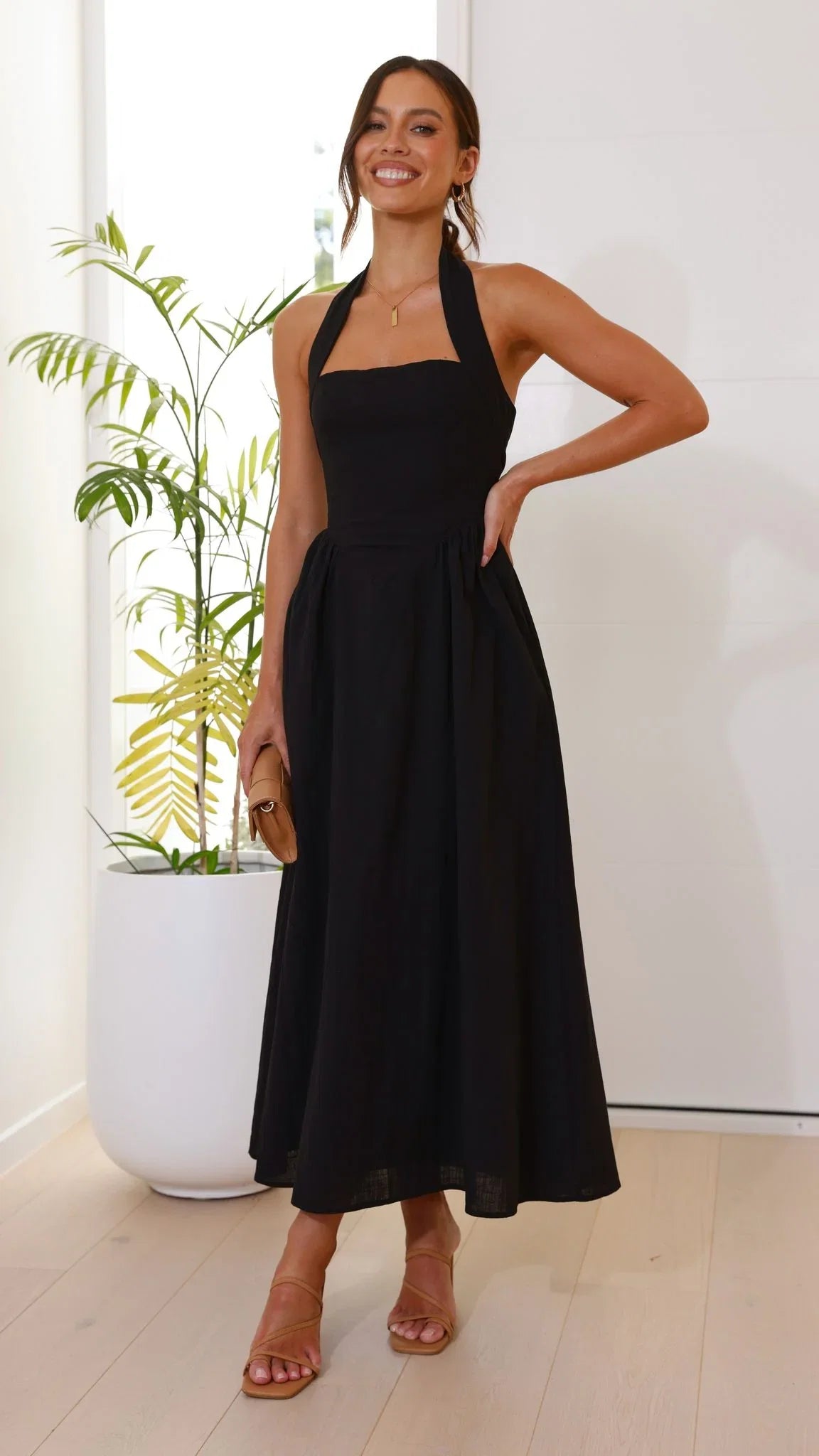 Caden Maxi Dress Black