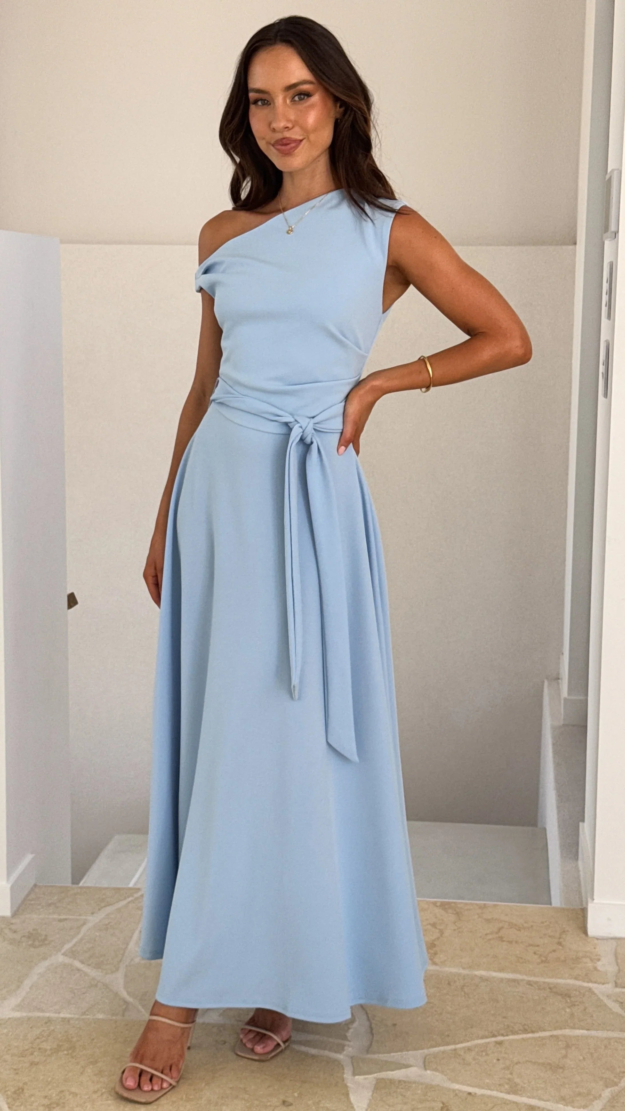 Gemma Maxi Dress Baby Blue