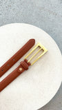 Stacey Belt Latte Gold