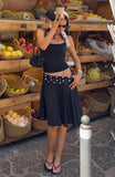 Weve Got That Spark Midi Skirt Black