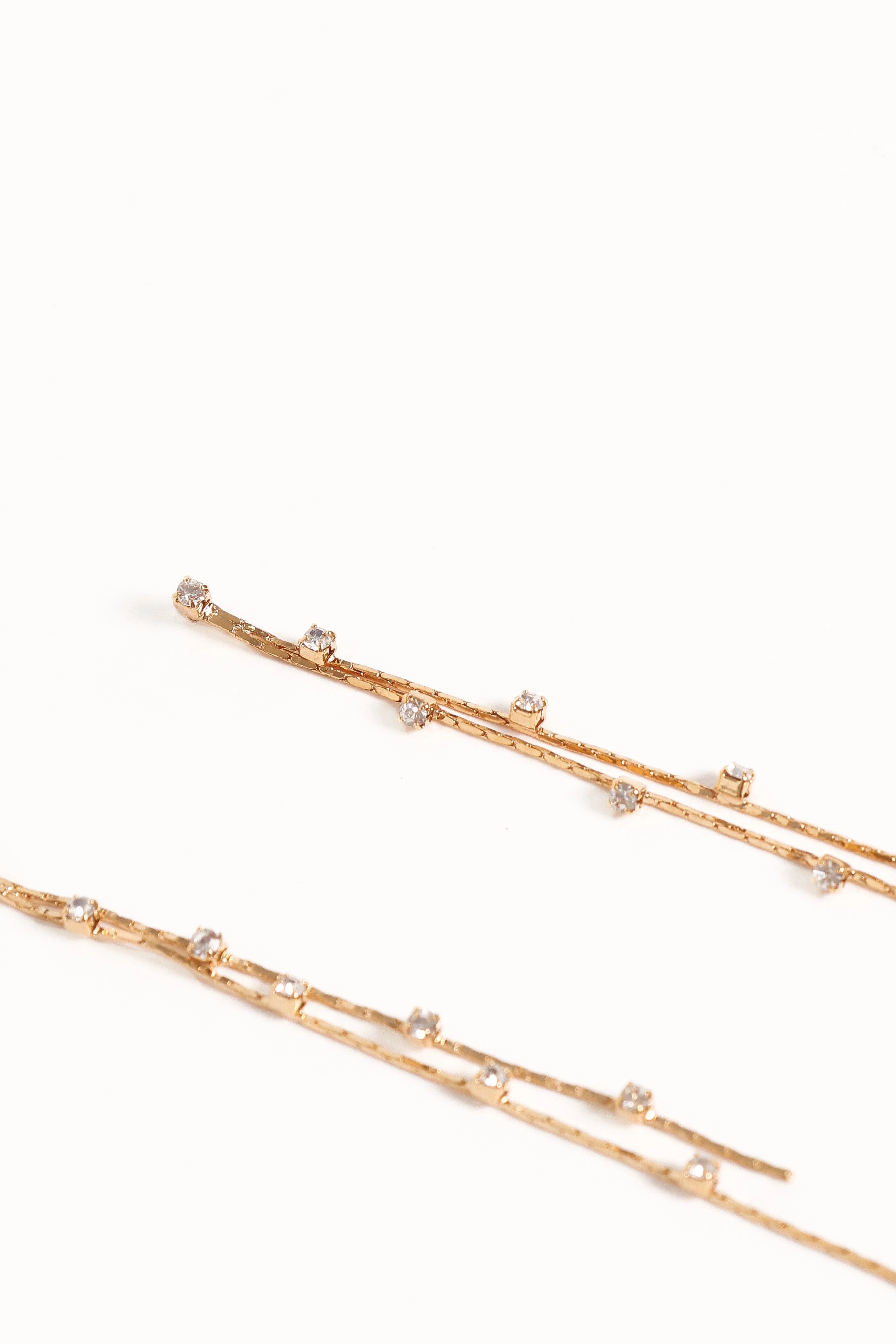 Yves Drop Earrings Gold