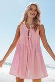 Madeline Mini Dress Pale Pink