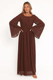 Samara Maxi Dress Brown