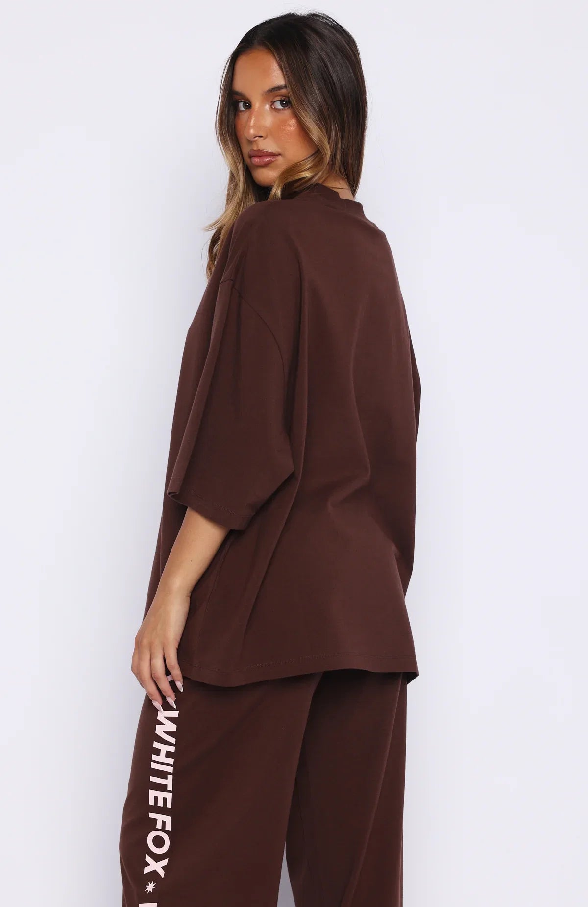 Tender Hearts Oversized Tee Chocolate