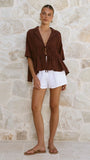 Kailey Top Brown