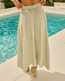 Morning Breeze Striped Maxi Skirt