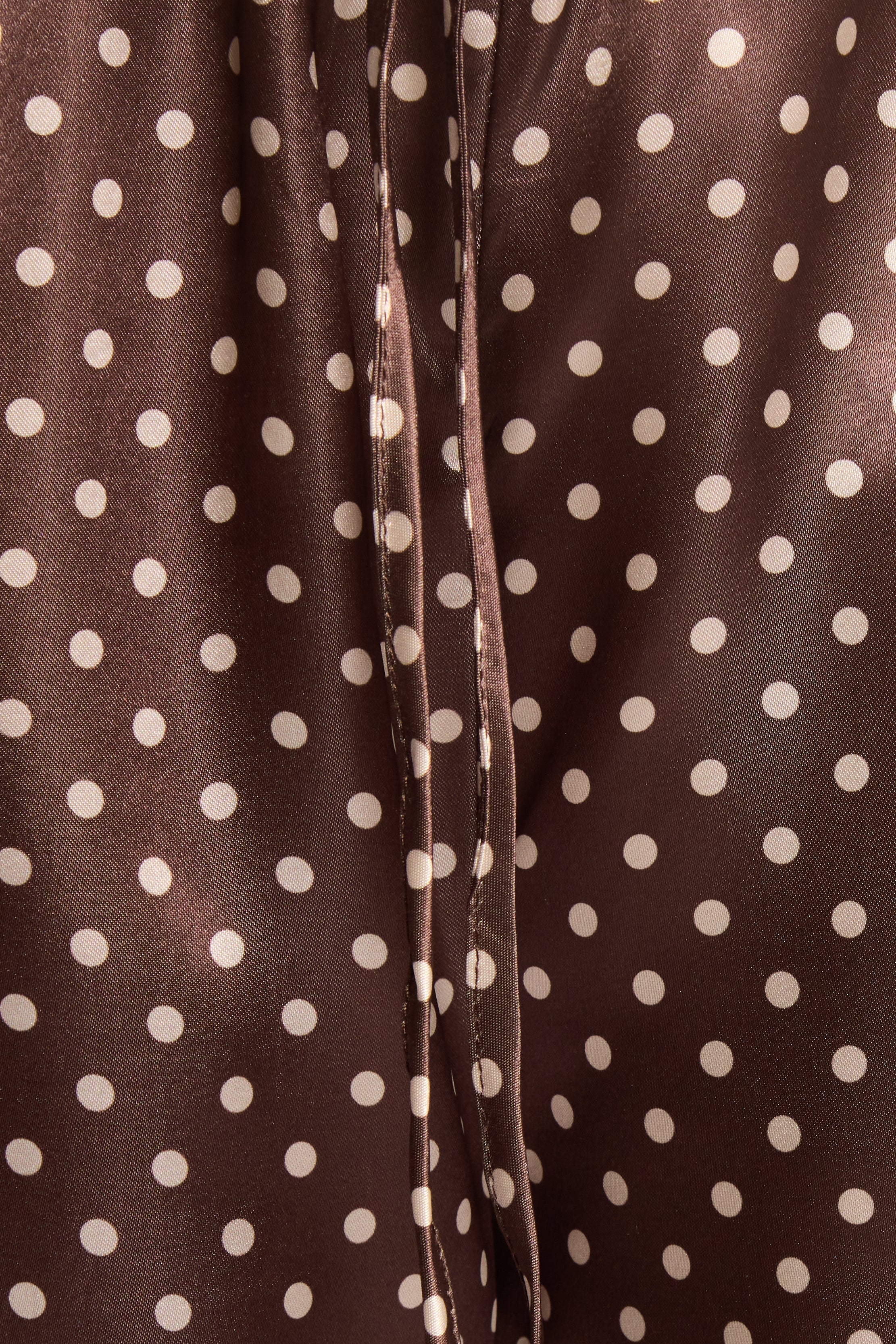 Alima Pants Brown Polka Dot