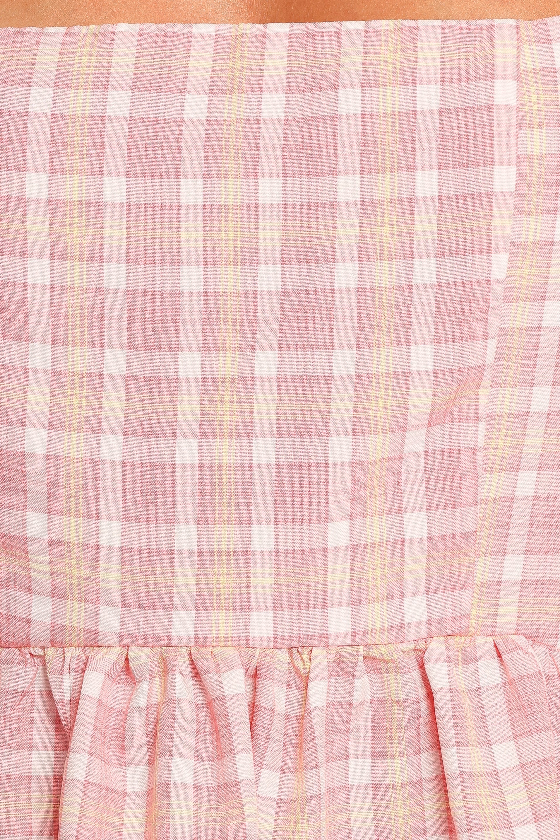 Siena Mini Dress Pink Check