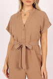 Archie Jumpsuit Mocha