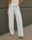 Izzy Rigid High Rise Wide Leg Jeans