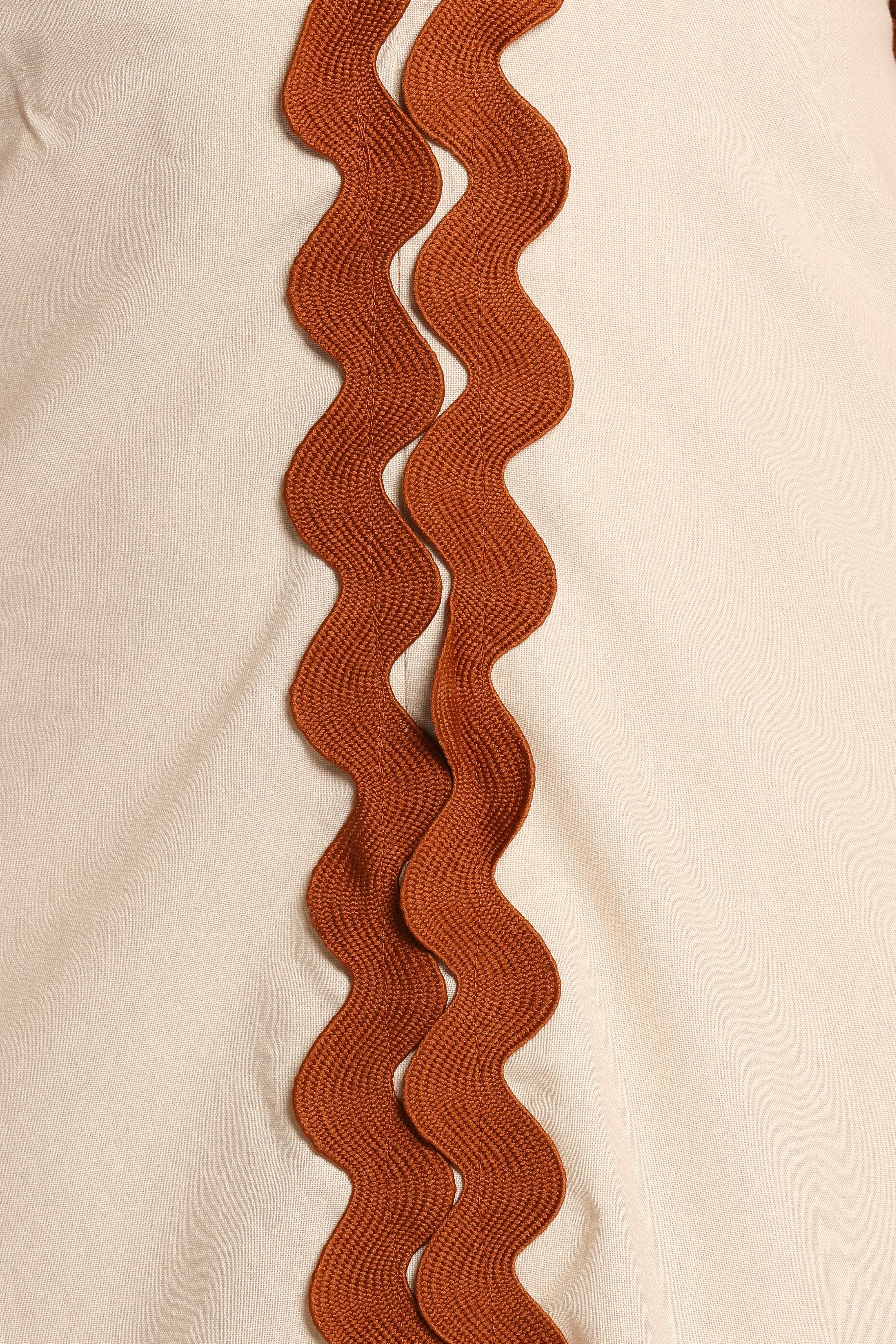 Quinley Maxi Dress Brown Cream