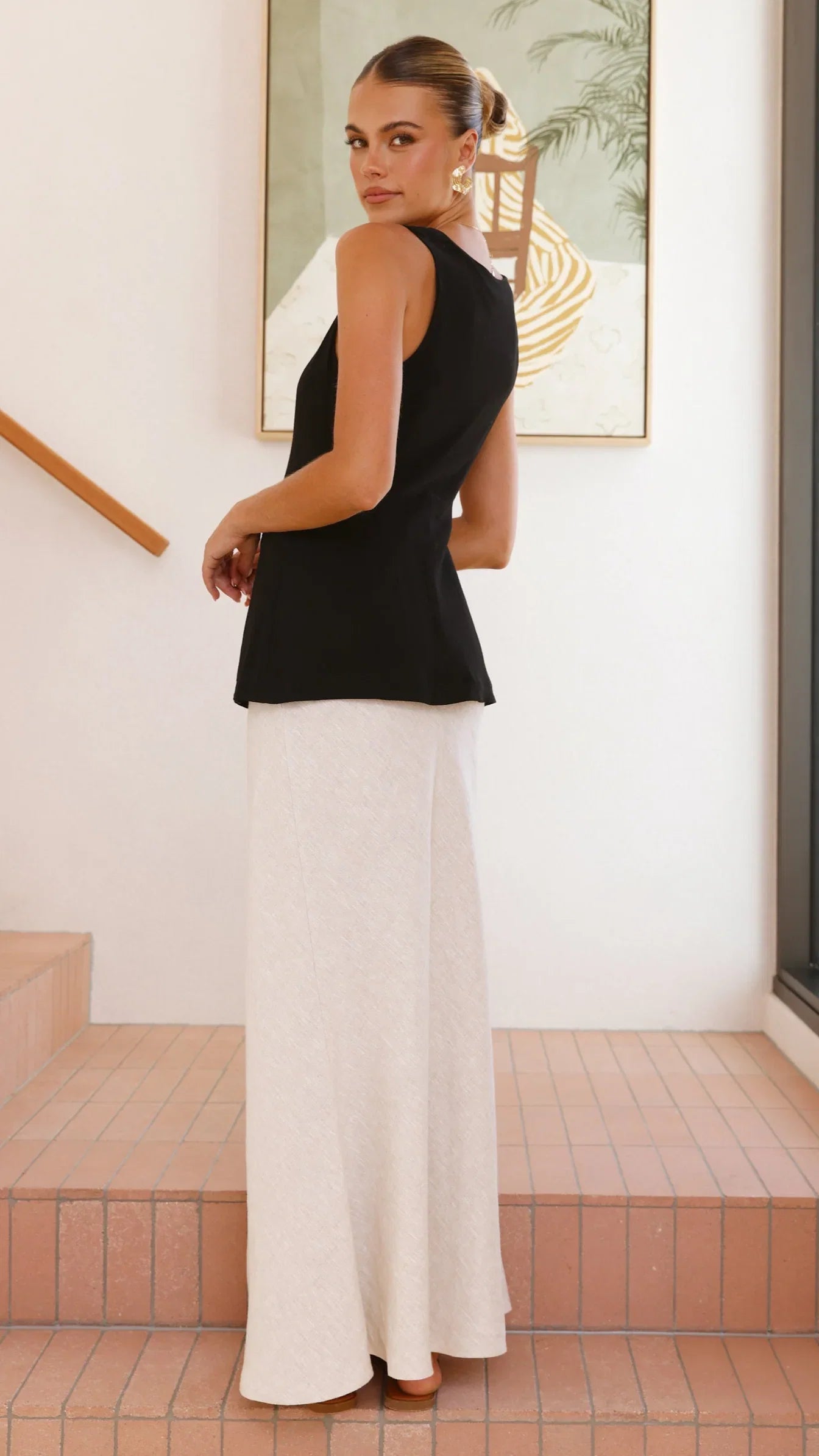 Nila Maxi Skirt Oat