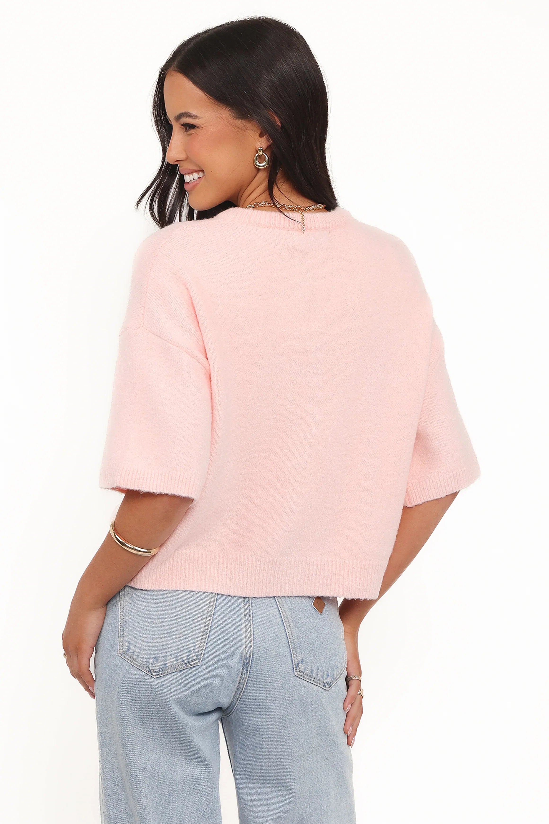 Lilith Knit Top Pink