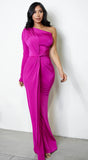 Avyan Maxi Dress Magenta