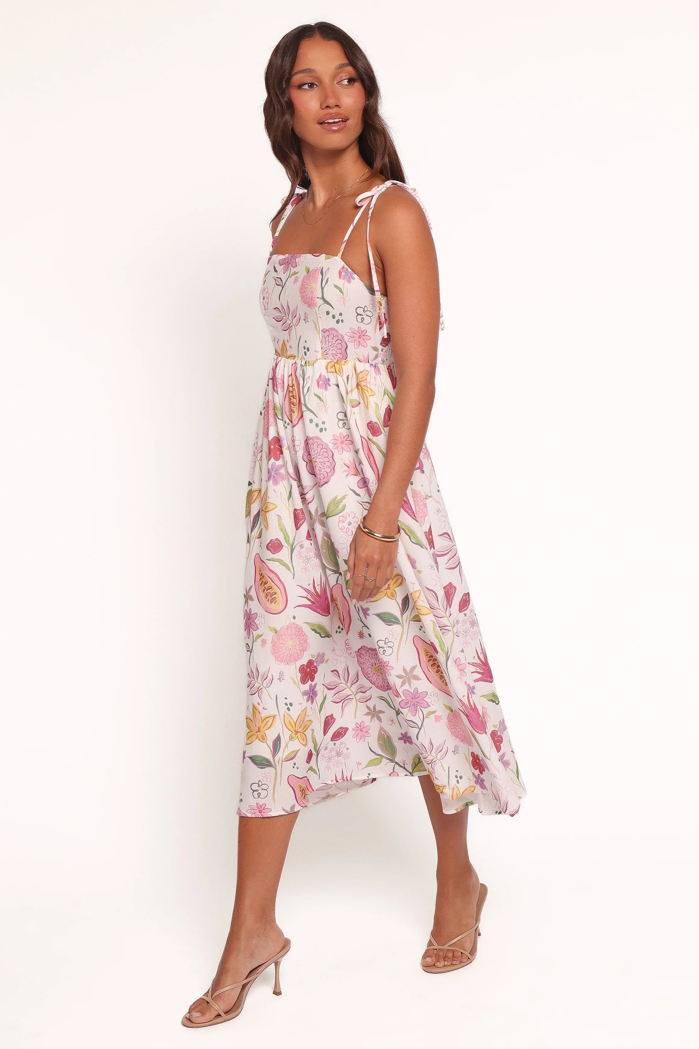 Stazie Midi Dress Garden Floral