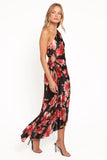 Kleo One Shoulder Maxi Dress Midnight Orchid