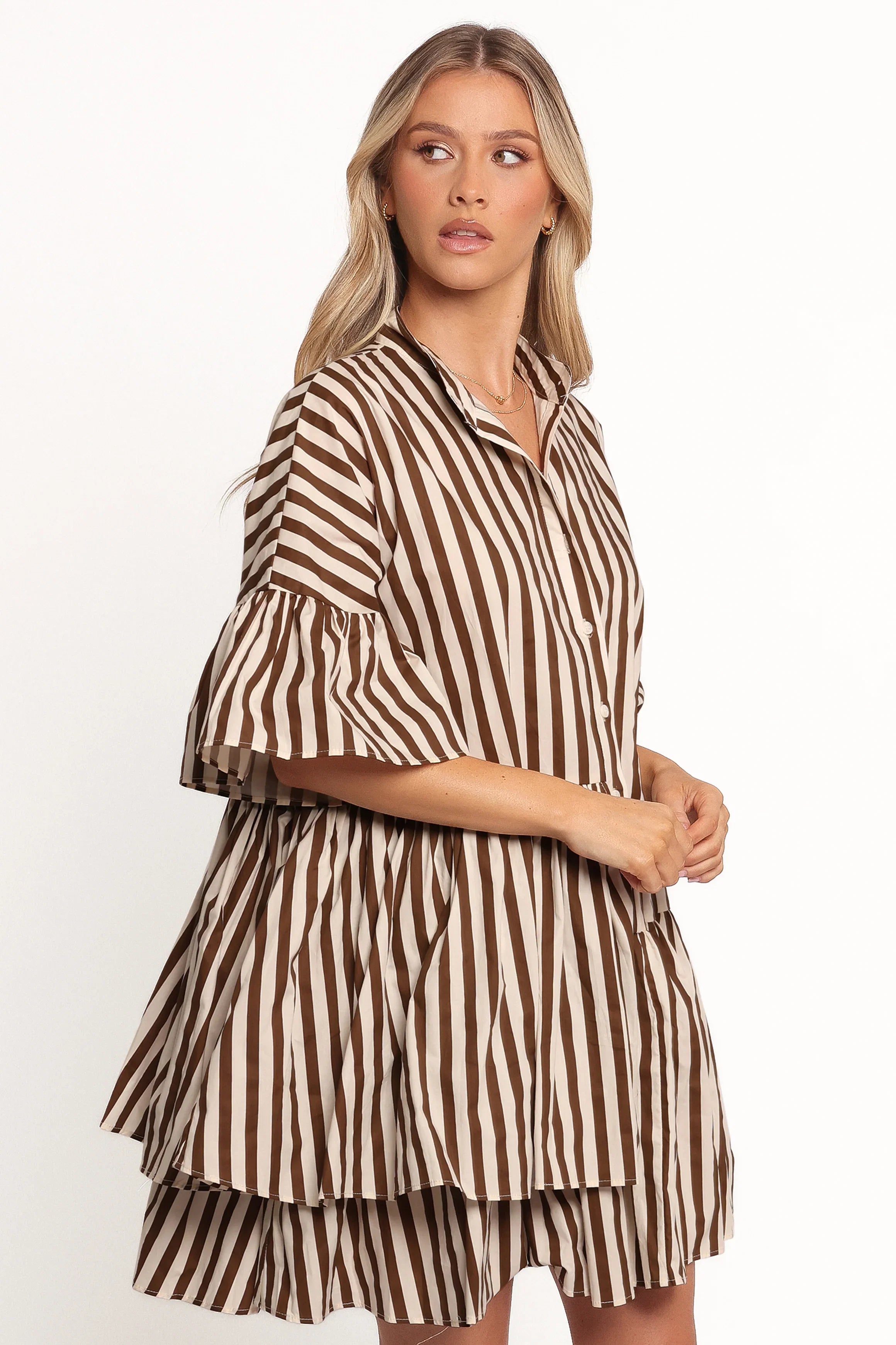 Jacqueline Mini Dress Chocolate