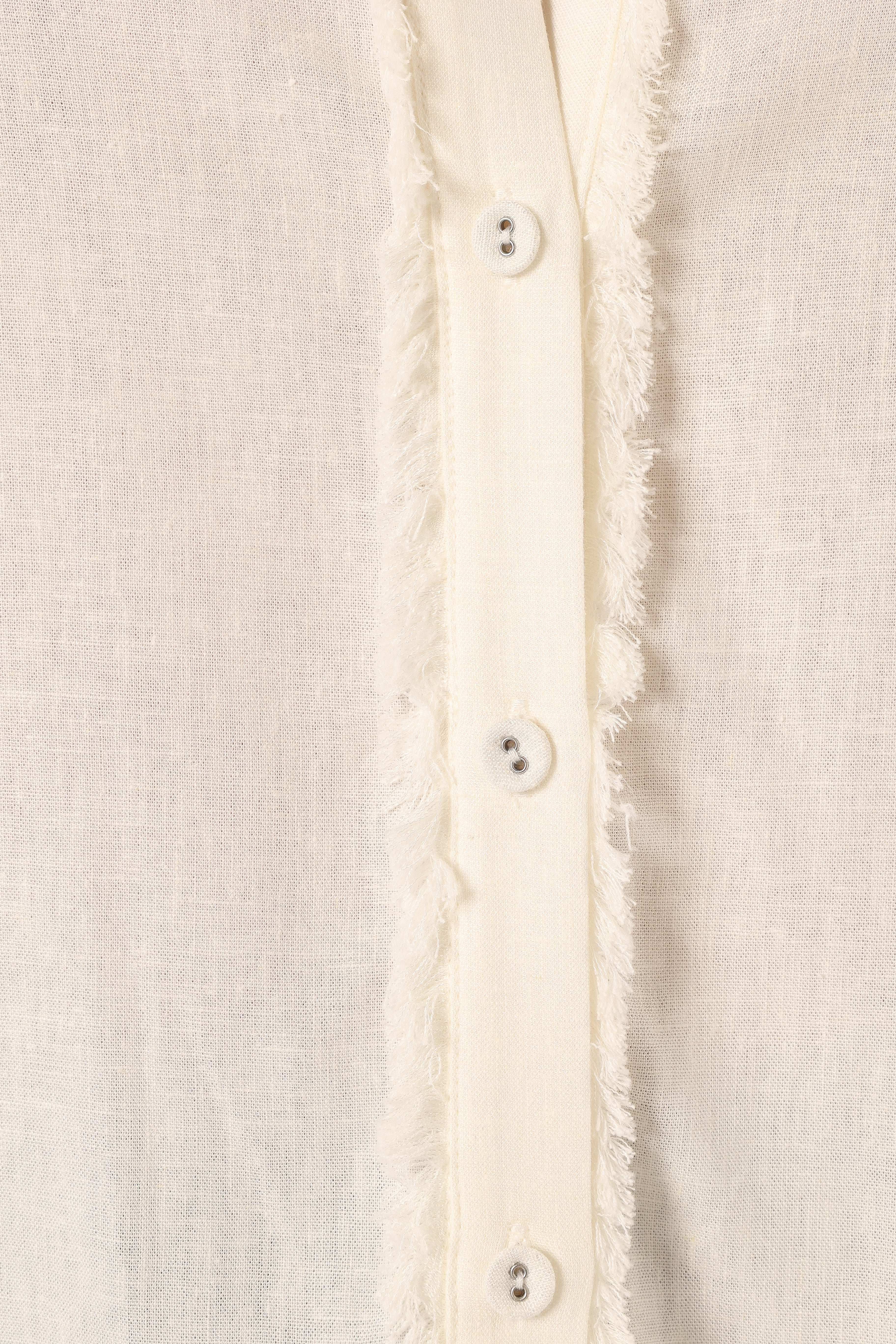 Dylan Long Sleeve Button Up Top White