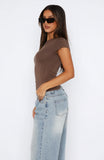 Too Blessed Tee Mocha