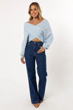 Langton Knit Sweater Pale Blue
