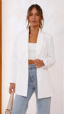 Hada Blazer White