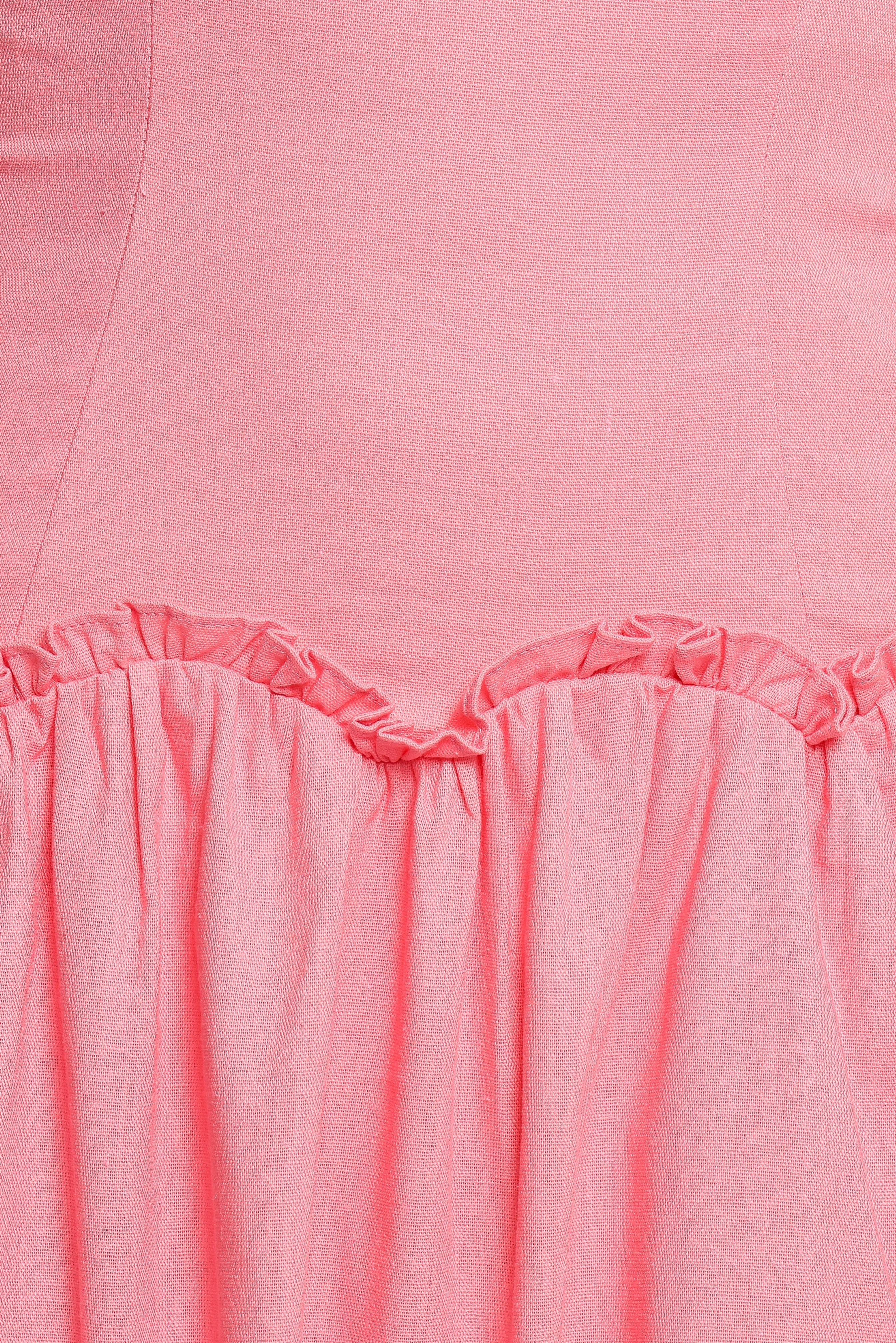 Clover Midi Dress Pink