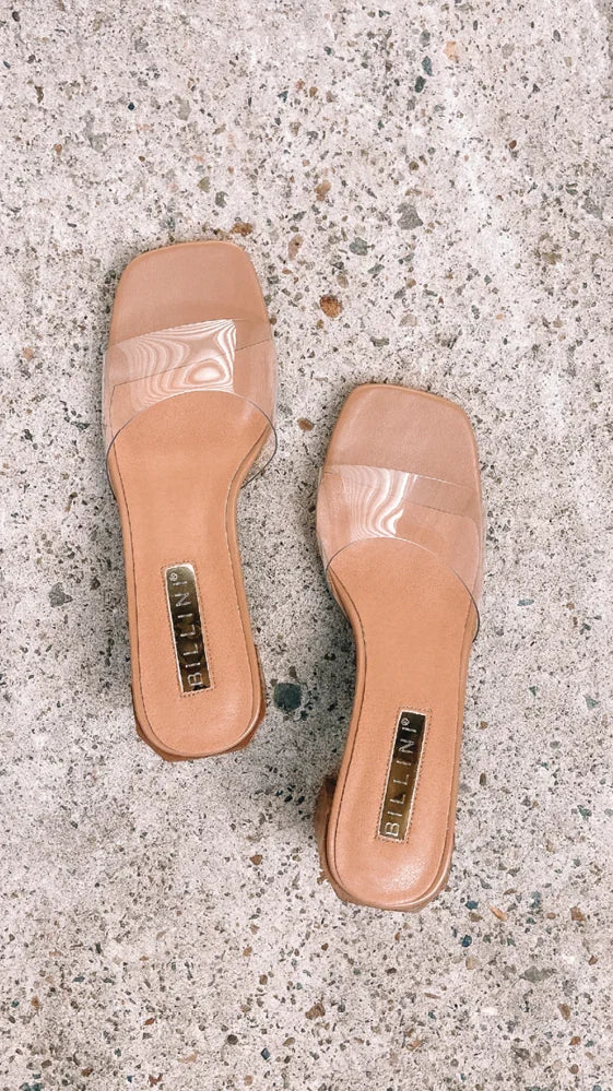 Lucy Heel Clay Clear