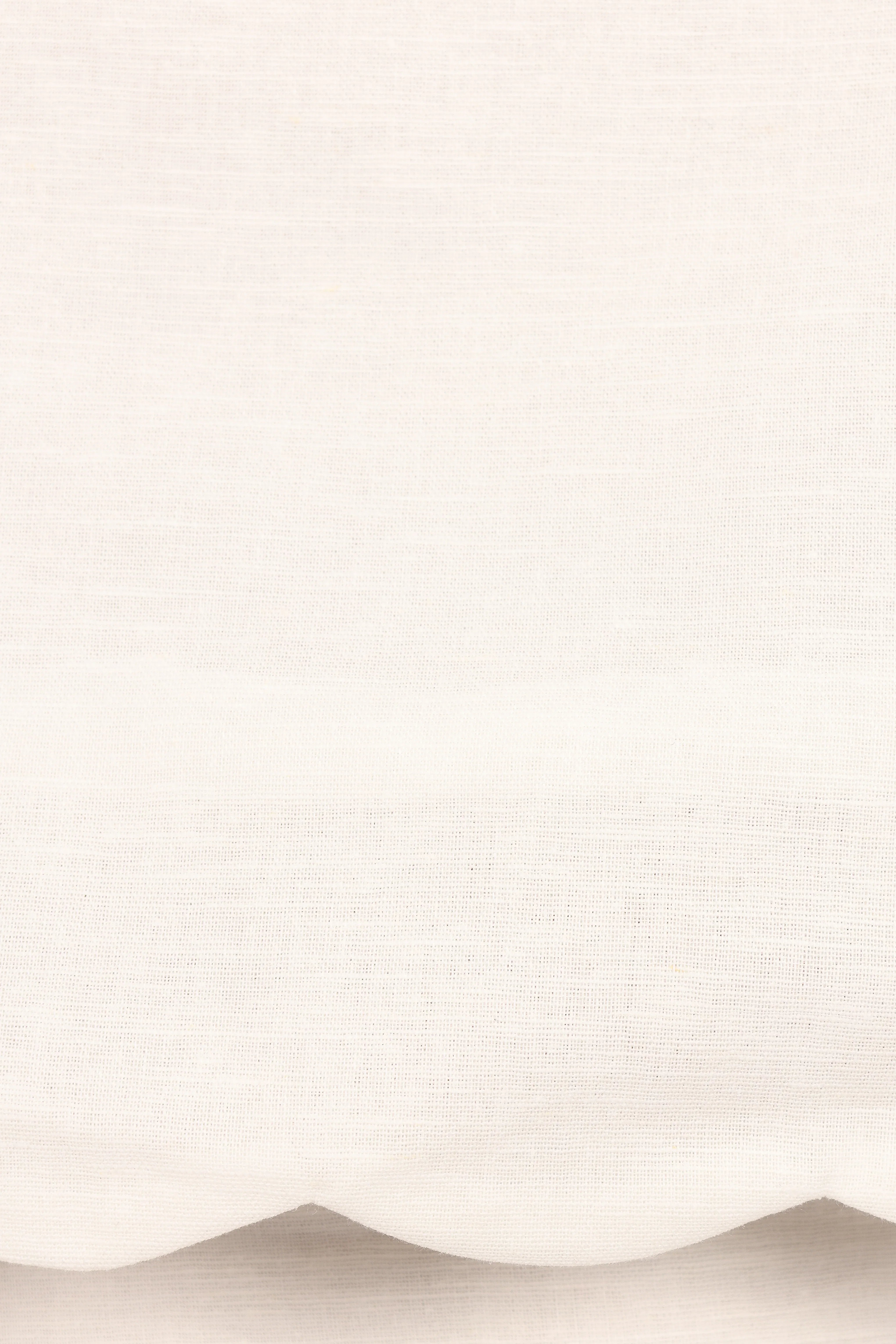 Wendie Scalloped Top Cloud White