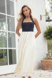 Jayden Maxi Dress Black Cream